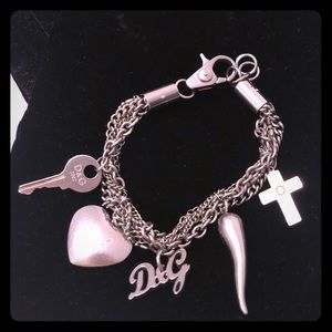 D&G Chain Charm Bracelet